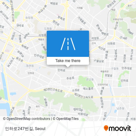 인하로247번길 map