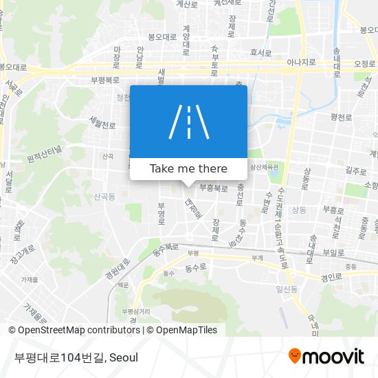 부평대로104번길 map