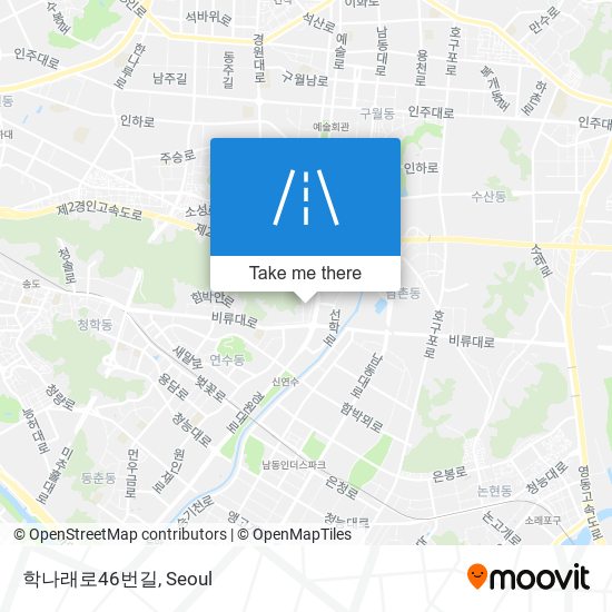 학나래로46번길 map