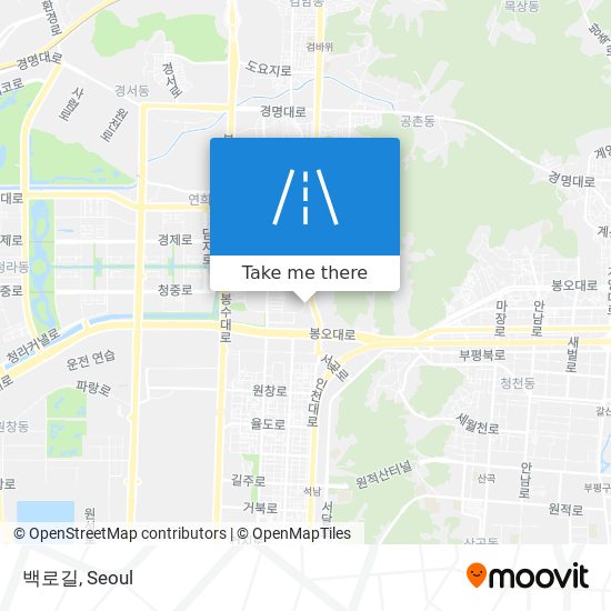 백로길 map