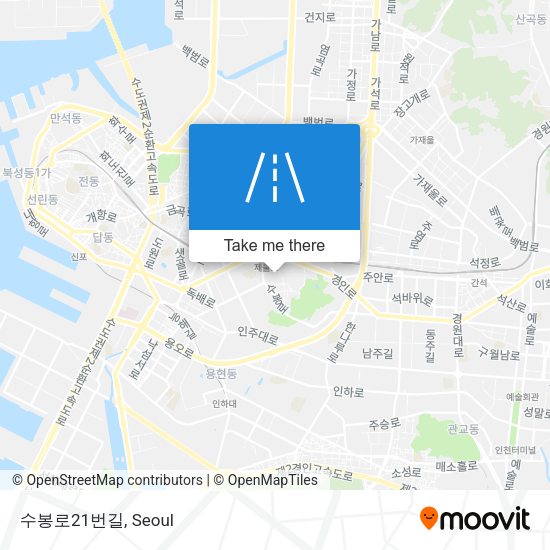 수봉로21번길 map