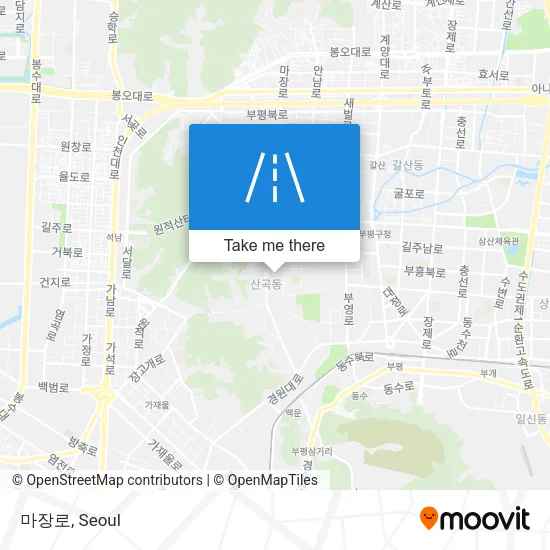 마장로 map