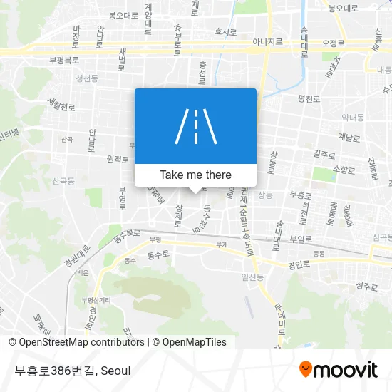 부흥로386번길 map
