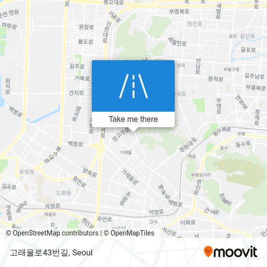 고래울로43번길 map