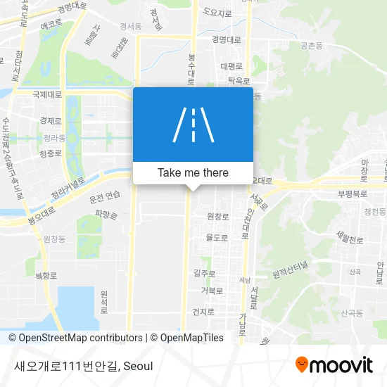 새오개로111번안길 map