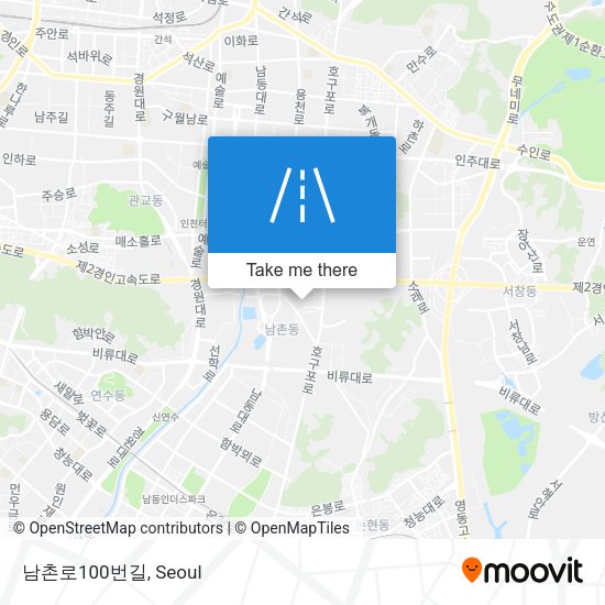 남촌로100번길 map