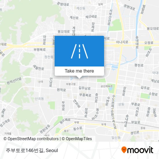 주부토로146번길 map