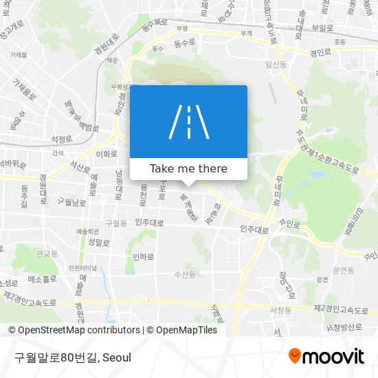 구월말로80번길 map