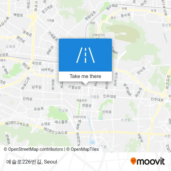 예술로226번길 map