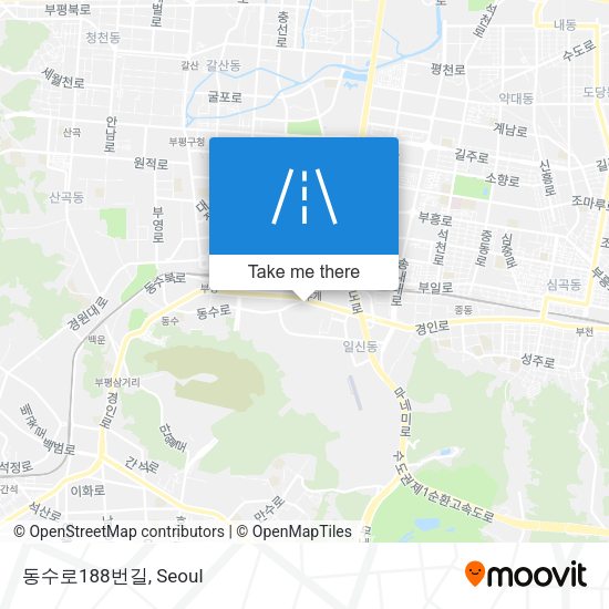 동수로188번길 map