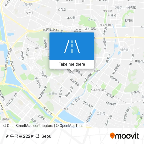 먼우금로222번길 map