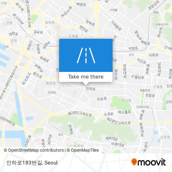 인하로183번길 map