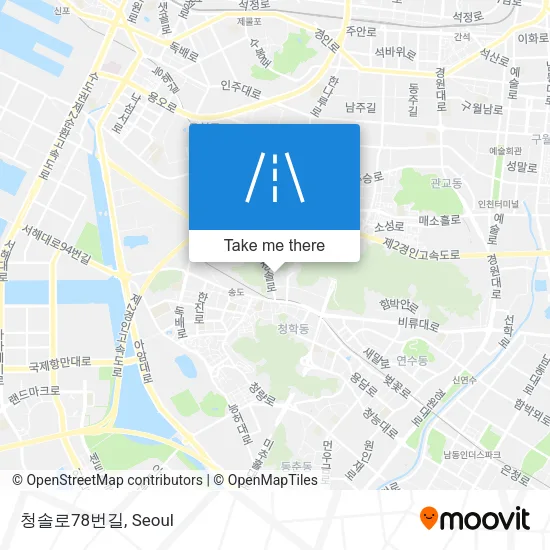 청솔로78번길 map