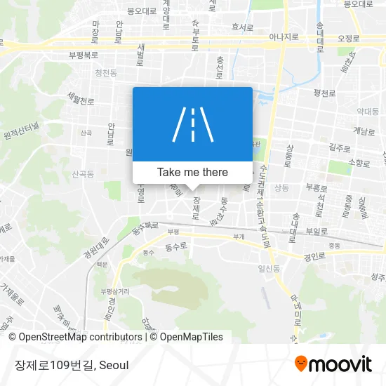 장제로109번길 map