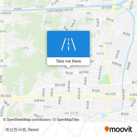 계산천서로 map