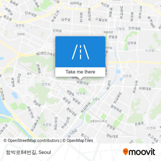 함박로84번길 map
