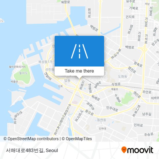 서해대로483번길 map
