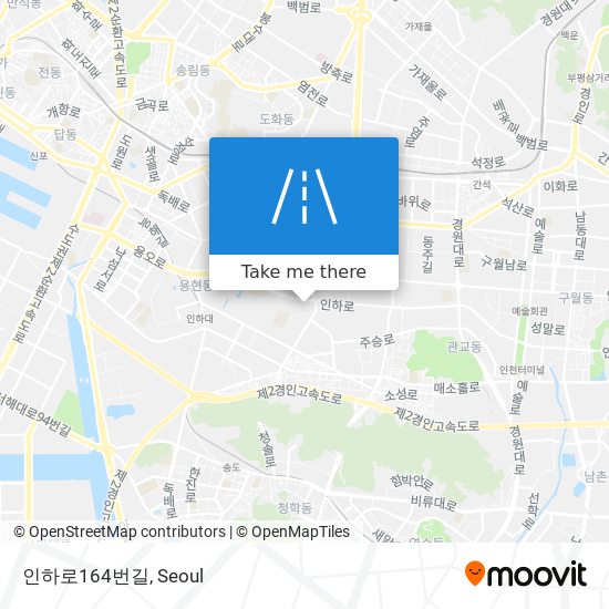 인하로164번길 map