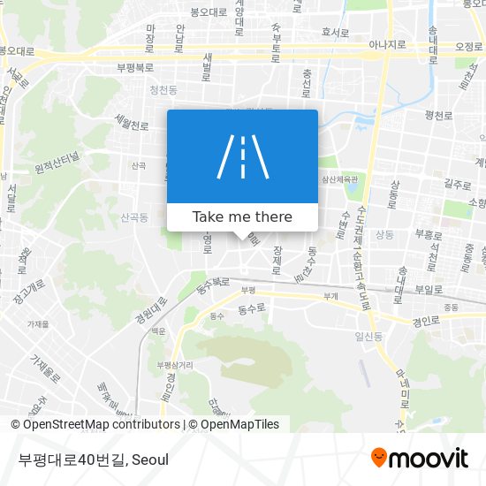 부평대로40번길 map