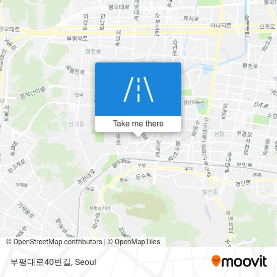 부평대로40번길 map