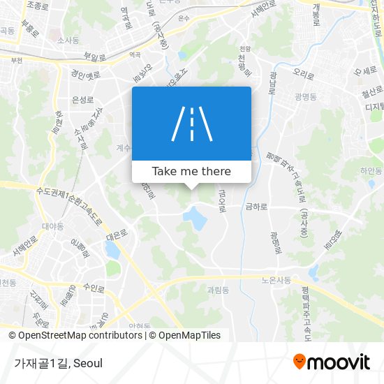 가재골1길 map