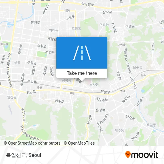 목일신교 map