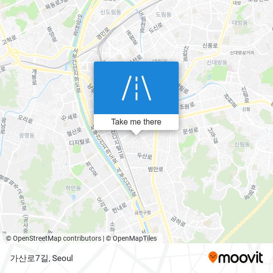 가산로7길 map