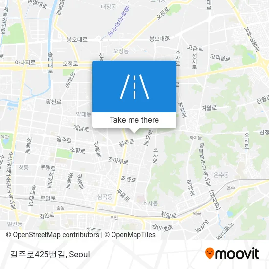 길주로425번길 map