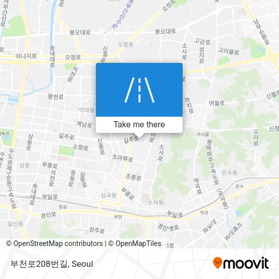부천로208번길 map