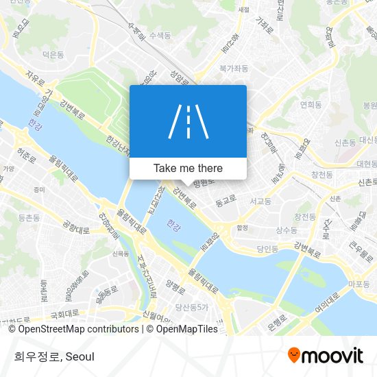 희우정로 map