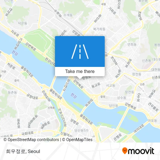 희우정로 map