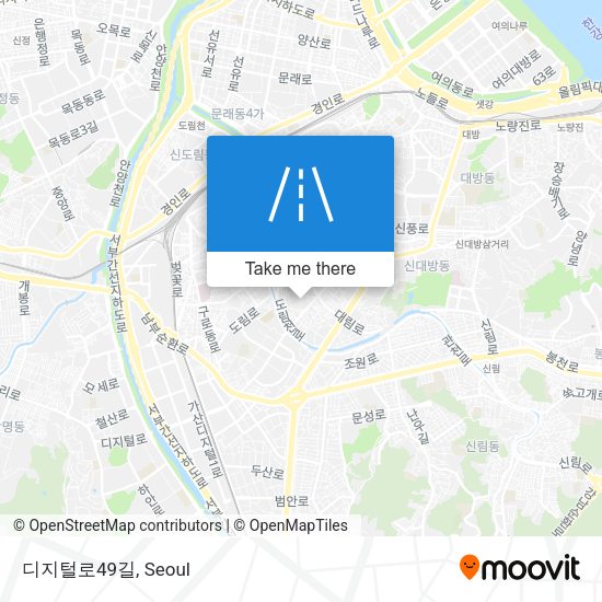 디지털로49길 map