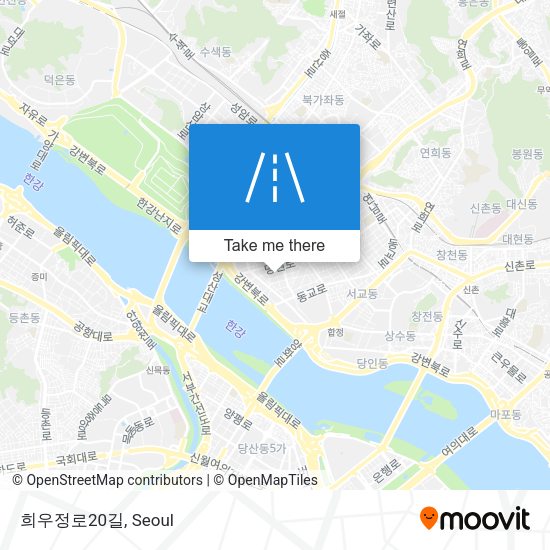 희우정로20길 map