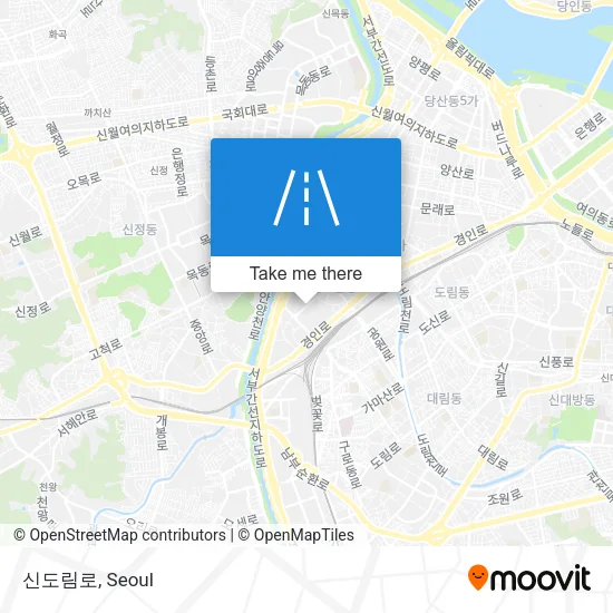 신도림로 map