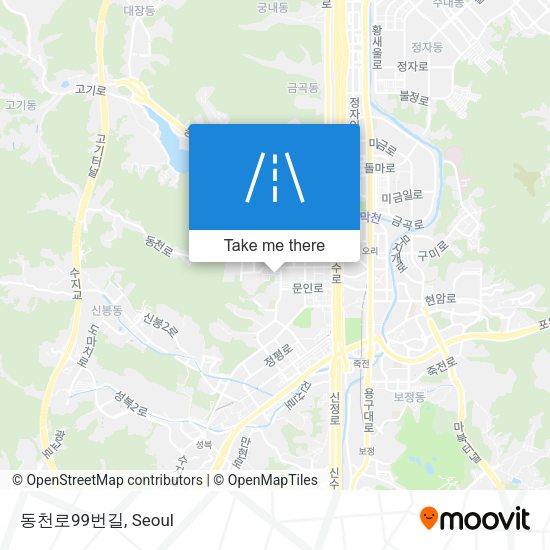 동천로99번길 map