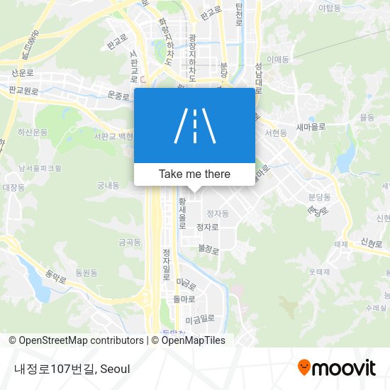 내정로107번길 map