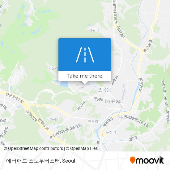 에버랜드 스노우버스터 map