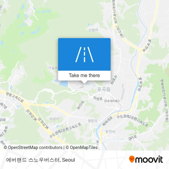 에버랜드 스노우버스터 map