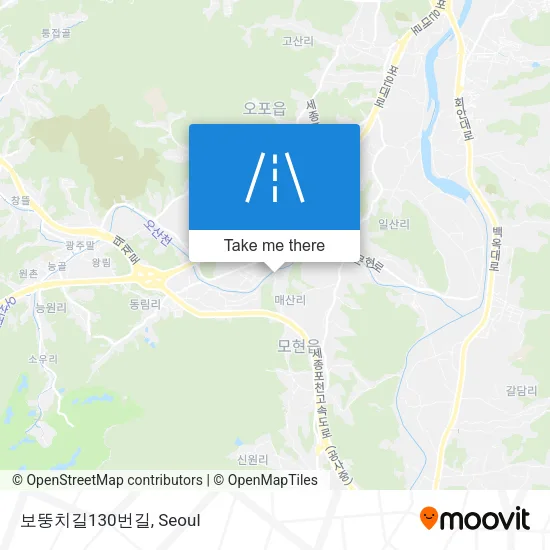 보뚱치길130번길 map