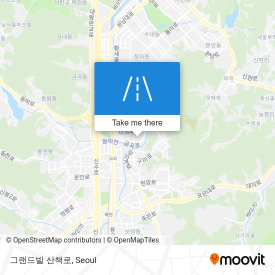 그랜드빌 산책로 map