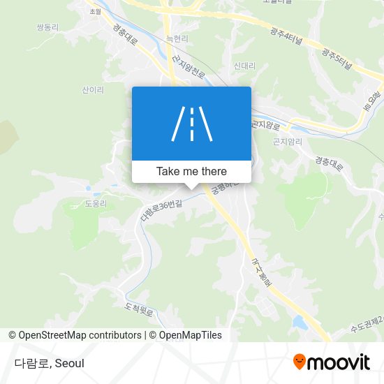 다람로 map