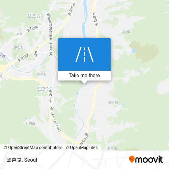 월촌교 map