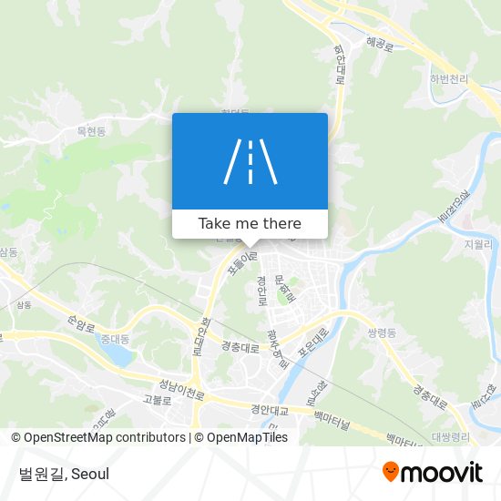 벌원길 map