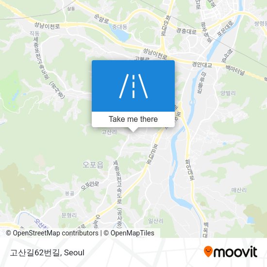고산길62번길 map