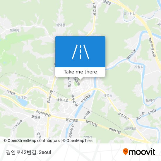 경안로42번길 map