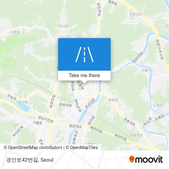경안로42번길 map