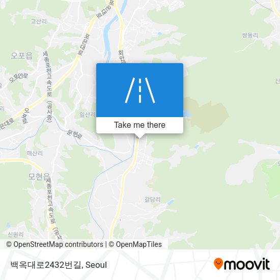 백옥대로2432번길 map