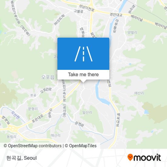 현곡길 map