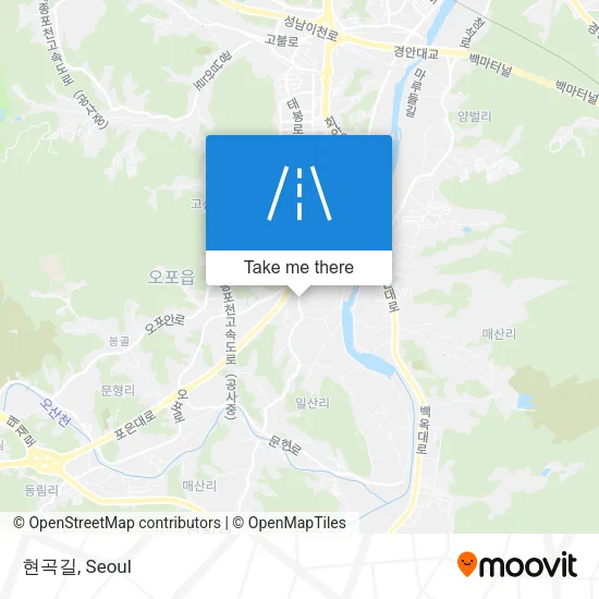 현곡길 map