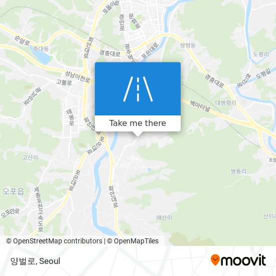 양벌로 map